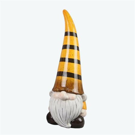 YOUNGS MGO Bee Gnome Decor 72094